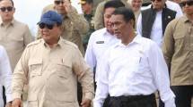 Menteri Pertanian (Mentan) Andi Amran Sulaiman bersama Presiden Prabowo Subianto
